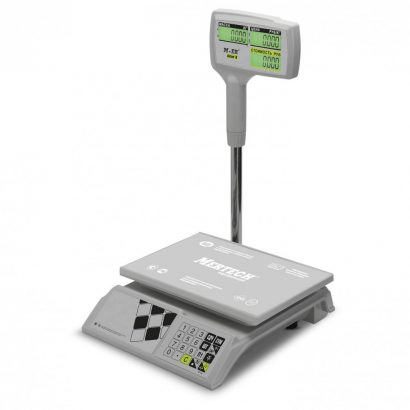 Торговые настольные весы M-ER 326 ACPX-15.2 “Slim’X” LCD Белые